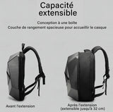 Sac à dos Moto Rigide et Étanche